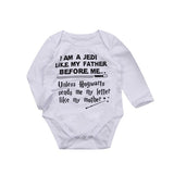 0-24M Newborn Baby Boy Girl Long Sleeve Letter Print Cotton Clothes Toddler Kids Jumpsuit One Pieces Outfits