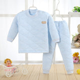 1-2T Baby Pajamas Girls Boys Winter Warm Pajamas Bathrobes A101 Cotton Long Sleeve Baby Sleeper Suit Nightwear For Children