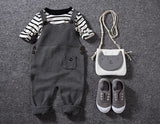 1-5Y New Autumn Unisex Baby Pocket Knitted Rompers Overalls Jumpsuits Boys Girls Candy Color Bib Harem Pants Kids Clothes