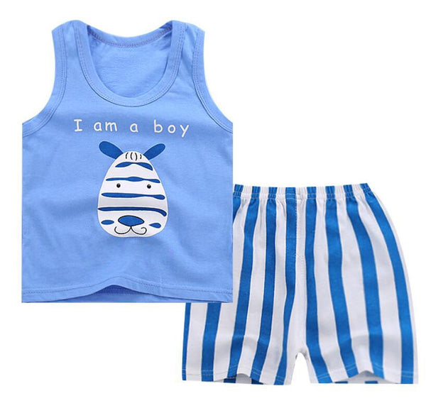 12 24 Months Summer shirt Shorts sets born clothing boy tracksuit born ...