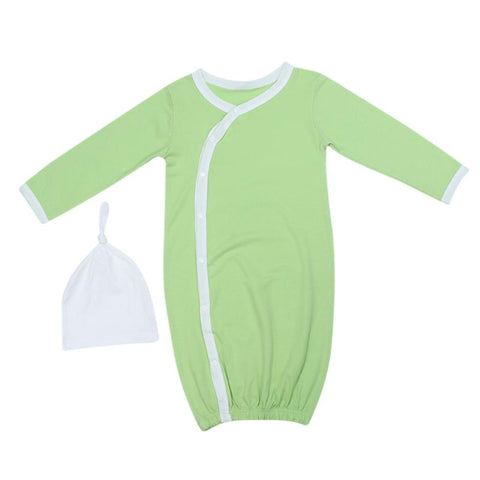 1Set Newborn Baby Sleep Gowns Solid Color Long Sleeve Toddler Sleeper Gowns Pajamas Clothes Baby Boy Girl Sleeping Kids Robe
