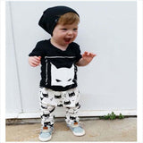 2018 New summer baby clother sets Cotton short sleeve infant clothes 2 pcs baby clothing sets baby boy clothes