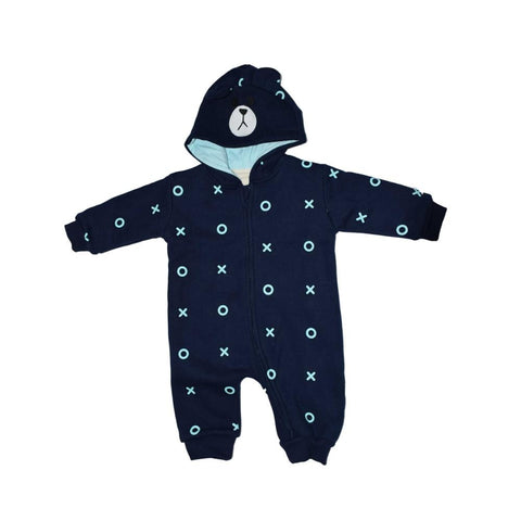2017 Cute Animal Girl Winter Clothes Baby Rompers Long Sleeve Double Zipper Cotton Cartoon Design Hooded Baby Clothes Jumpsuit