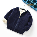2017   Infant Toddler Baby Girls Boys Solid Zip Warm Winter Tops Casual Clothes Coat  5.9