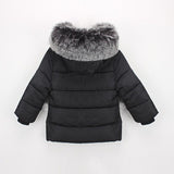 Autumn Winter Baby Boys Jackets Fur collar Kids Jacket Warm Hoodies Children's Outerwear Coat Boys Girls Clothes Clothing