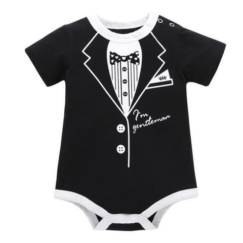 2018 Baby Rompers Newborn Baby Clothes Body short Sleeve summer Jumpsuit Cotton Cartoon Printed Bebe Boy costume for baby