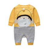 2018 Baby girls Clothes cute Cartoon Newborn girls Long Sleeve baby Rompers baby Boys Clothes roupas de infantil costumes