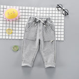 2018 Casual Pants for Children Quality Brand Newborn Baby Trousers Boys Girls Children's Infant Clothing Unisex Leisure Pants