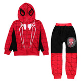 2018 Children Clothing Sets Spiderman Tracksuit For Boys Hooded Coat Childrens Clothes Casual Kids Boys Sport Suits Tracksuits