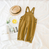 2018 Fashion Cotton And Linen Spring Summer Autumn Baby Overalls Korean Loose Infant Nine Points Pants Baby Boys Girls Trousers