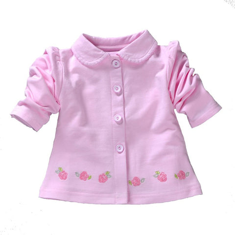 2018 New Baby Girls Clothes Exquisite Baby Sweatshirts Newborn Infant Clothing Cotton Shirt Coats Baby girls Tops Outfits