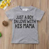 2018 New Casual Toddler Kids Baby Boy Girl Short Sleeve Letter Print Cotton T-shirt Tee Tops Children Clothes 1-6Y