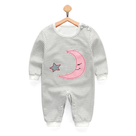 2018 Newborn Baby girl Clothes cute printing Baby Rompers spring Baby Girls boys Clothing Jumpsuits Roupas Bebes Infant Costume