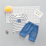 2018 Summer Baby T-shirts Brand New Children Clothes Newborn Infant Cloth for Baby Girl Baby Boy Fashion Striped Unisex T-shirt