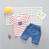 2018 Summer Baby T-shirts Brand New Children Clothes Newborn Infant Cloth for Baby Girl Baby Boy Fashion Striped Unisex T-shirt