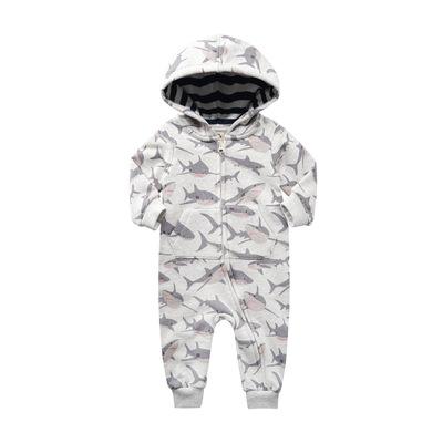 2018 orangemom official store baby boy clothing grey infant baby clothing cotton hoodies jumpsuit children rompers for babies