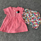 2018 spring baby girl clothes bodysuit +jackets baby clothes Roupa infant jumpsuits cotton baby clothing for 0-24M dresses