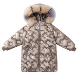 Winter Cotton Jacket For Girl Clothes Warm Teenage Waterproof Hooded Parka Coat Kids Thicken Outerwear Windbreaker Overcoat