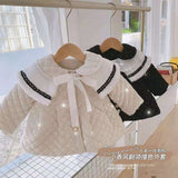 autumn/winter Girls Kids cotton-padded clothes comfortable cute baby Clothes Children Clothing