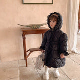 Girls Winter Children Clothing Long Clothes Jacket Dress Baby Girl Clothes Coat Snowsuit Outerwear Hooded Kids Tunic