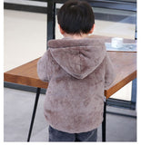Kids Girls Coats Winter Warm Plush Outerwear Children's Clothing for Boys Baby Cotton-padded Jackets Thicken Windproof