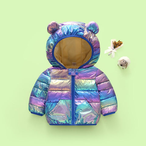 Kids Girls Coats for Children Jacket Winter Lightweight Velvet Lining Warm Clothing Baby Boys Soft Cotton Outerwear