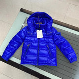 Black Red Blue High ended Duck Down Coat Jacket For Children Girls Outwear 4 5 6 8 10 12Y
