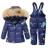 Winter Baby Boy Girl clothing Set Warm Down Jacket coat Snowsuit Children Parka Kids Clothes Ski suit Overalls Overcoat