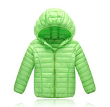 Winter Children's Clothes Boys Girls Jackets Solid Hoodes Cotton Unisex Padded Parkas For Boys Kids Casual Down Outerwear