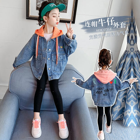 Casual Jeans For Girl Kids Cute Cat Design Clothing For Girls Spring and  Autumn