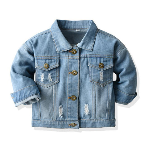 2023 Spring Autumn Children Girls Coat Baby Kids Flower Embroidery Casual Outwear Cute Casual Baby Kids Coats Jacket Clothing