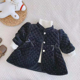 2023autumn/winter Girls Kids cotton-padded clothes comfortable cute baby Clothes Children Clothing