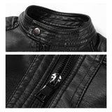 3-14 Year Leather Children's Jacket Pocket Zipper Girls Coat Jacket for Boy Boy Clothes Thickening Children Outwear