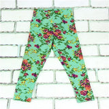 3 Colors Autumn Baby Pants Cotton Flowers Pants For Girls Leggings Children Trousers Clothes