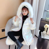 3 Colors Winter Baby Girls Down Coats For 6 8 10 12 13 14 Year Old Teens Girls Clothing Kids Thicken Warm Mid-length Outerwear