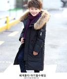'-30 Degree High Quality Boy's clothing Children winter Down jacket for boys parka real Natural Fur hood Long Co Kids Clothes