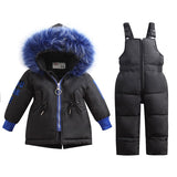 -30 Degrees Baby Winter Suit Baby Girl Down Jacket Coat Overalls Snowsuit 1-3 Years Kid Infant Boys Snow Wear Toddler Clothes