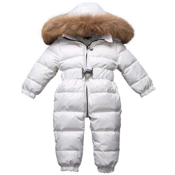 '-30 Russian Winter Snowsuit 2018 Boy Baby Jacket 80% Duck Down Outdoo ...