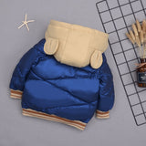 -30 degree russia winter kids boys down coat Mid-Length Cotton-Padded Clothes Baby Thicken clothes boys Winter Jacket 1-8 years