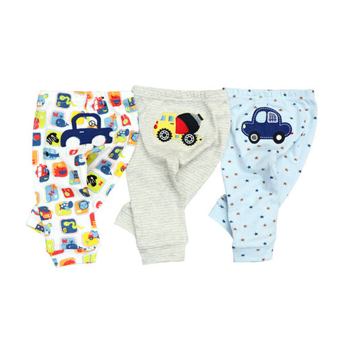 3PCS/LOT 2018 Baby Pants Spring Autumn Cotton Infant Pants Cartoon Monkey Baby Gril Pants 0-24 Newborn Baby girl boy clothes