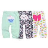 3PCS/LOT Warm Baby Pants Cotton Anime Infant Drawers for babies 0-24 Newborn Trousers Cartoon Baby Girls/Boys clothes for Autumn