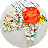 3pcs Kids Cloth Sets Sweety New Baby Girls Outfits Casual Design 2018 Sets of Clothes Outdoor Suits Girl's Long Sleeve Sets