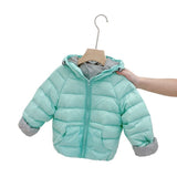 90% Duck Down Jacket Coat Baby Girls Boys Parka Kids Hood Winter Children Spring Fall Winter Toddler Outerwear 1-12 Year