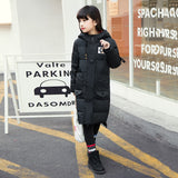 90% White Duck Down Coat Children's Down Jackets Coat Winter Girl Thick Duck Down Feather Jacket Outerwear Cold Winter -30Degree