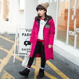 90% White Duck Down Coat Children's Down Jackets Coat Winter Girl Thick Duck Down Feather Jacket Outerwear Cold Winter -30Degree