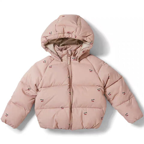 95% White Duck Down Boys Girls Coat   Konges Winter Kids Cherry Windproof Waterproof Warm Jacket Baby Child Ski Clothes