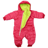 ABWE Best Sale Winter Baby Girl Boy Kid Toddler Snowsuit Coat Jacket Jumper Outwear Clothes 1PC blue 6-12m