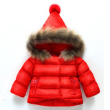 ARLONEET Baby Girls Jacket Autumn Winter warm coat For Girls Warm Hooded Outerwear Coat For Boys Jacket Coat Clothes L0926