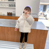 Autumn And Winter Children's Down Padded Jacket Girl's Cotton-Padded Jacket Baby Baby Boy Winter Jacket Padded Jacket Top