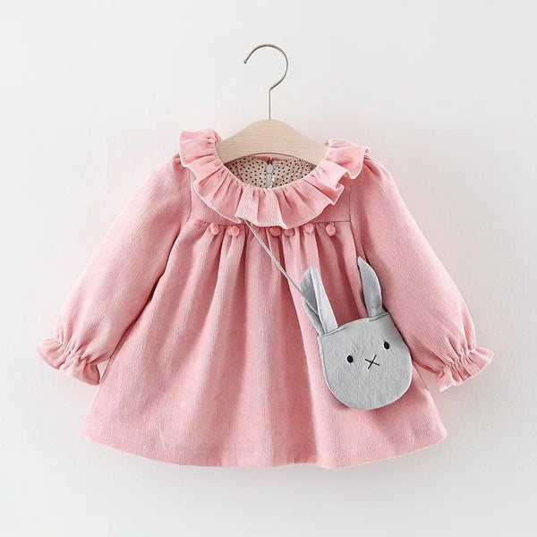 Autumn Spring Baby Girl Dress Long Sleeve causal Style Toddler Dresses ...